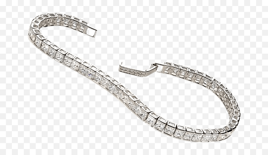 Edgewater Sterling Silver Cubic Zirconia Tennis Bracelet - Solid Emoji,Swarovski Zirconia Earrings Emotions