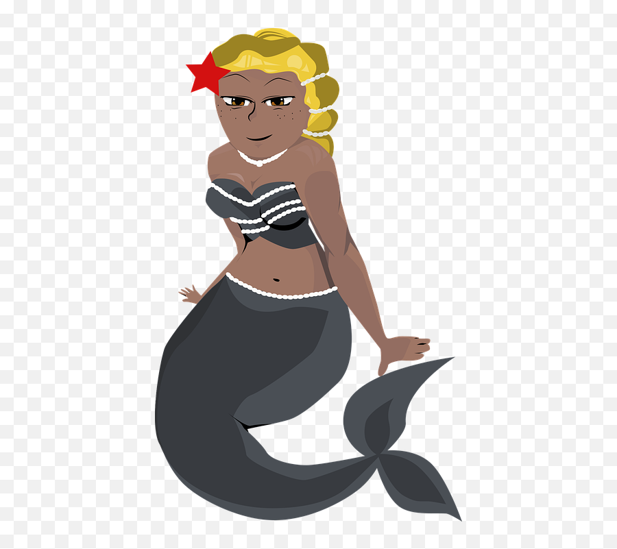 Mermaid Siren Fish - Free Vector Graphic On Pixabay Emoji,Facebook Mermaid Emoticon