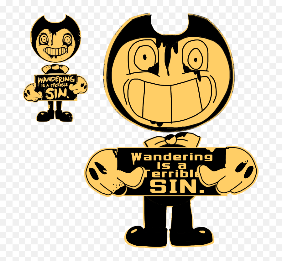 New Posts In Fanart - Bendy And The Ink Machine Community Emoji,Terrible Emoticon