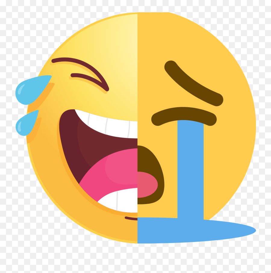 The Laughcry Badge - Tgc Transgender Chat Emoji,Laugh/cry Emoticon