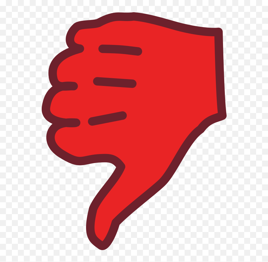 Thumbs Down - Openclipart Emoji,Thumbs Down Emoji