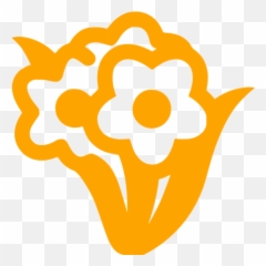 Orange Bunch Flowers Icon - Free Orange Flower Icons Emoji,Violet Emoji Flower