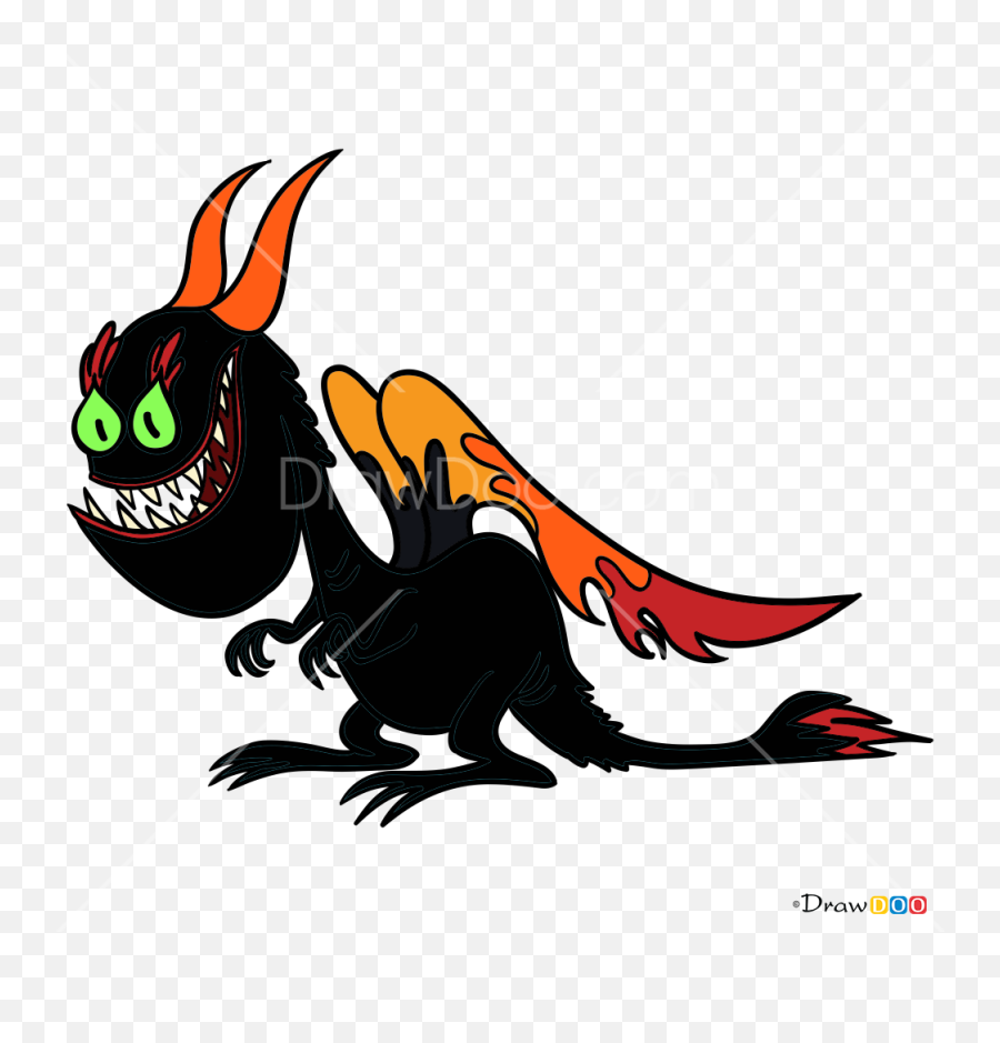 How To Draw Doom Dragon Wander Over Yonder - Mythical Creature Emoji,Doom Emoji