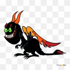 How To Draw Doom Dragon Wander Over Yonder - Mythical Creature Emoji,Doom Emoji