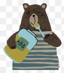 Telegram Sticker From Collection Funny Bears Emoji,Cute Emoji Text Bear