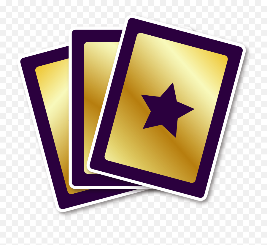 Trading Card Clipart - Cards Clipart Emoji,Deck Of Cards Emoji