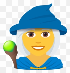 Witch Wizard Woman Magician - Emoji,Witch Emoji