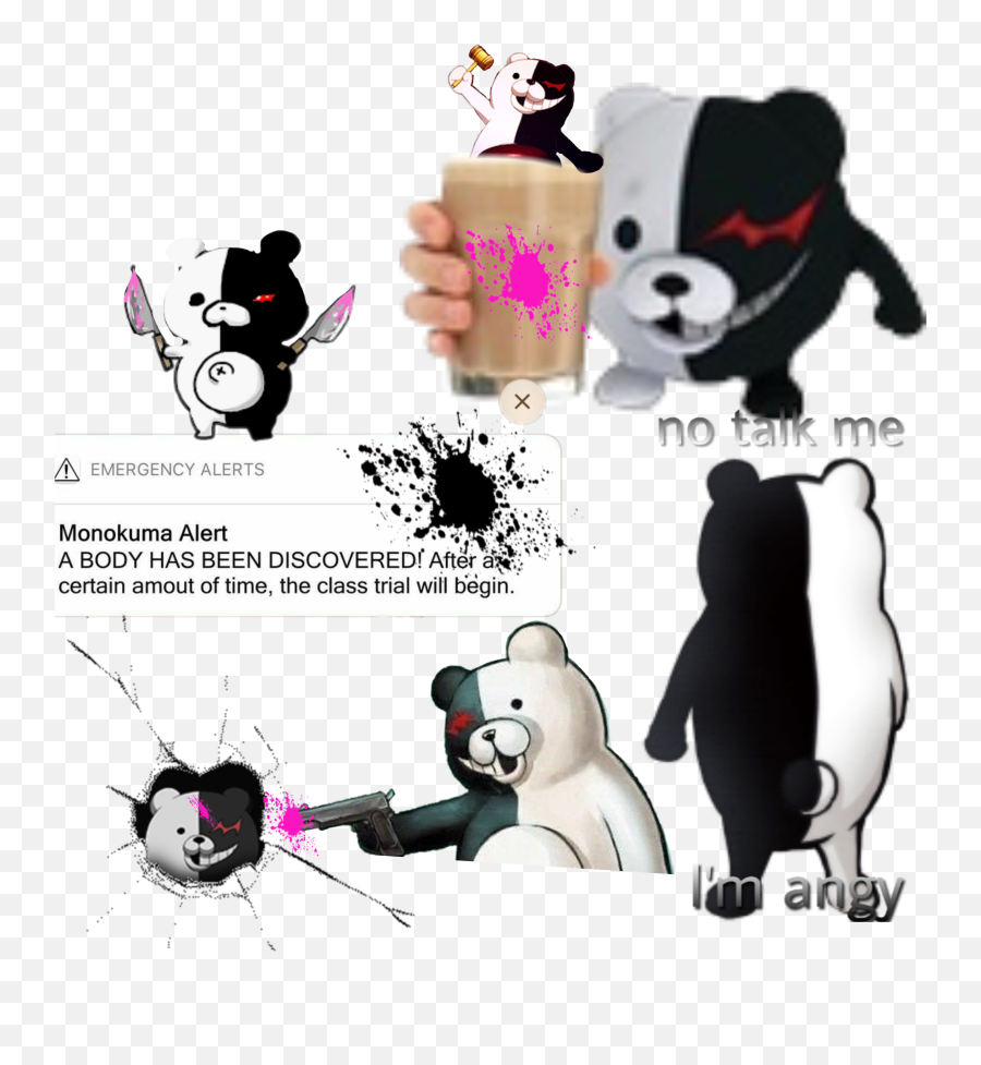 No Regrets U0026 Similar Hashtags On Picsart - Animal Figure Emoji,Monokuma Emoticon