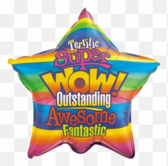 Done Emoji Helium Foil Balloon Delivery - Wow Outstanding Awesome Job,Emoji Party Balloons