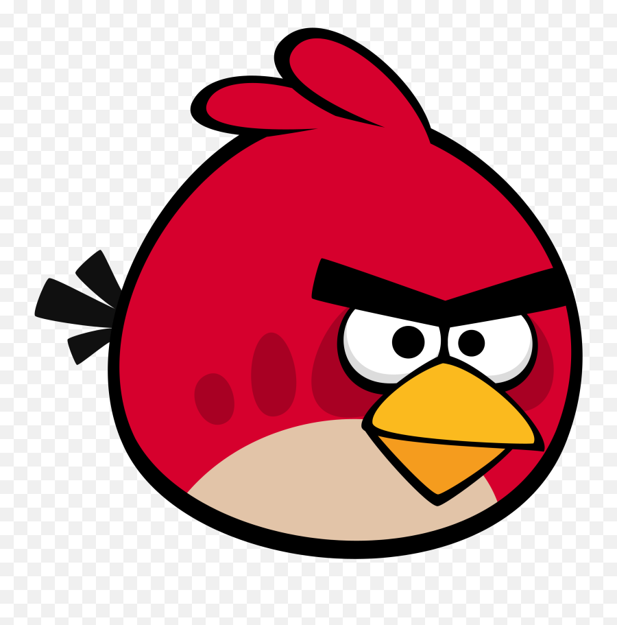 Angry Emoji Png Clipart - Transparent Angry Birds Red,Angry Emoji