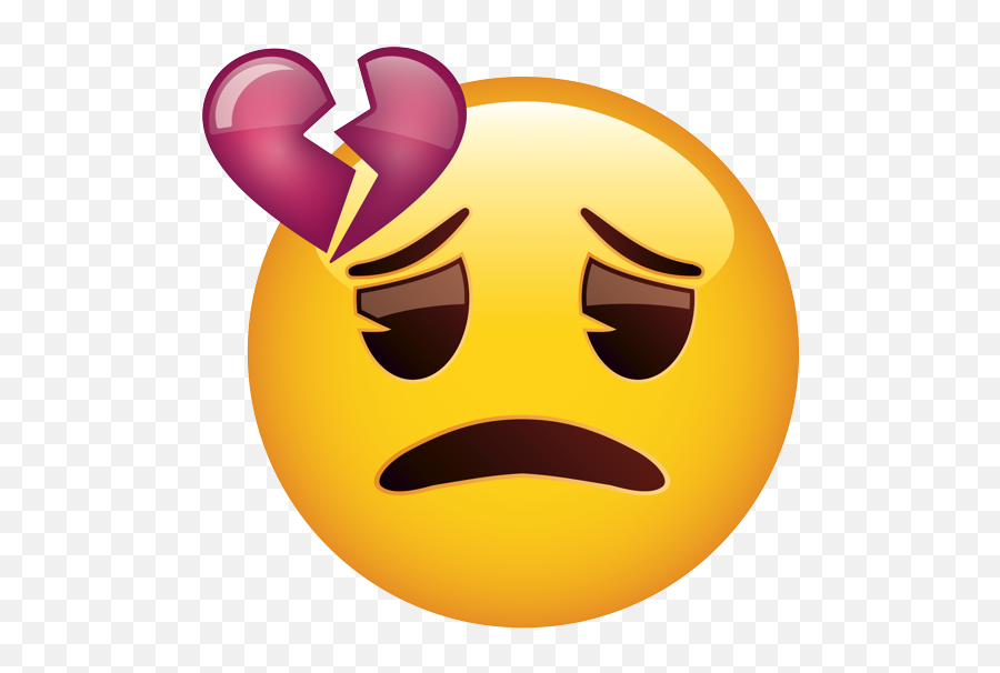 Emoji U2013 The Official Brand Sad Face With Broken Heart - Happy,Fortune Teller Emoji