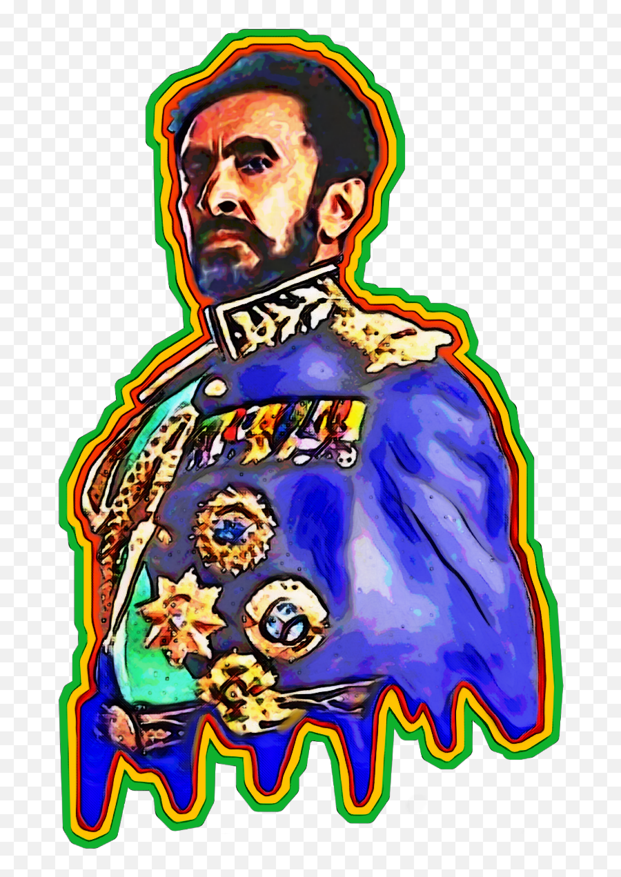 Selassie Dubrootsgirlcreation Sticker - Sketch Emoji,Rastafarian Emoji