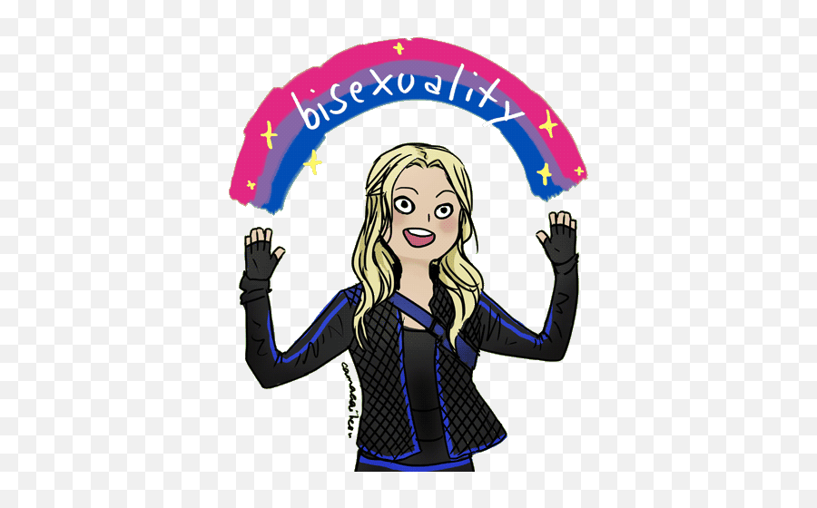 The Bisexual Flag Lgbt Amino - Clarke Griffin Bisexuality Cartoon Emoji,Bisexual Flag Emoji