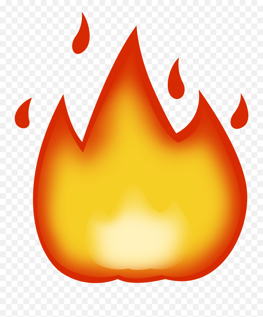 Llama De Fuego Emoji Png Image With No - Fire Emoji Cut Out,Emoji Download