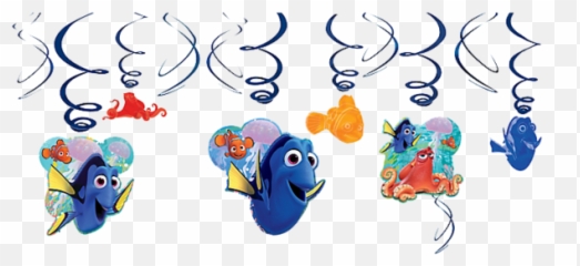 Finding Dory Swirl Decorations - Dot Emoji,Finding Nemo Emojis
