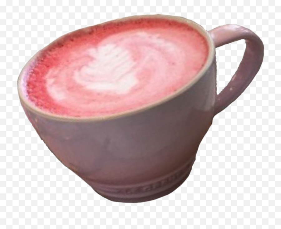 Coffee Cup Pink Aesthetic Soft Sticker - Transparent Emoji,Espresso Emoji