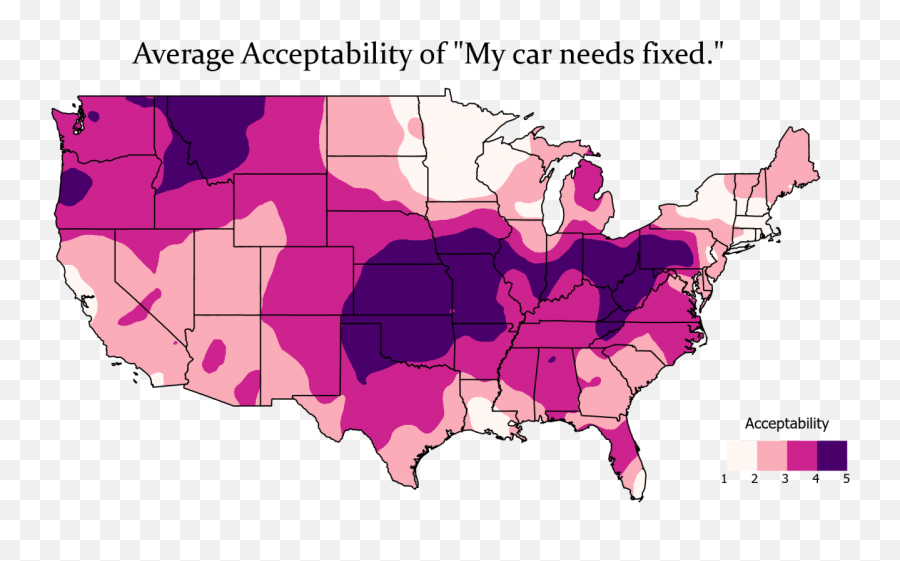 Needs Washed Yale Grammatical Diversity Project English - Car Needs Washed Emoji,Positive Emotion Verbs