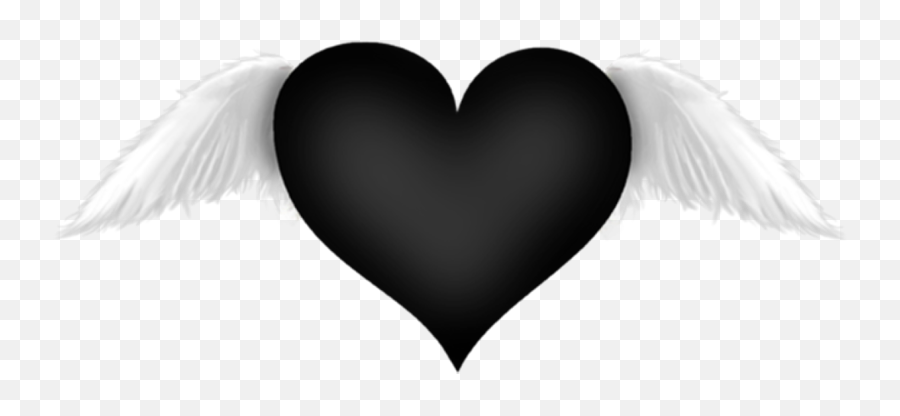 Black Heart No Background - Black Heart Photos Hd Emoji,Trumpet Black And White Emoji Transparent