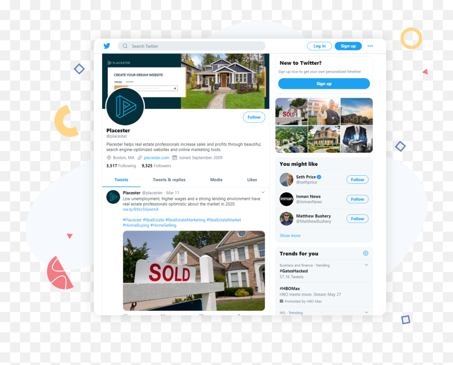 The Definitive Guide To Real Estate Lead Generation In 2021 - House With Sold Sign Emoji,Flag And Rocket Emoji