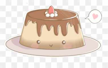 Flan Dessert Kawaii Sticker - Kuchen Emoji,Flan Emoji
