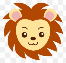 Face Of A Cute Lion - Free Clip Art Free Clip Art Lion Cartoon Cute Lion Face Emoji,Emoji Movie Box Office Mojo