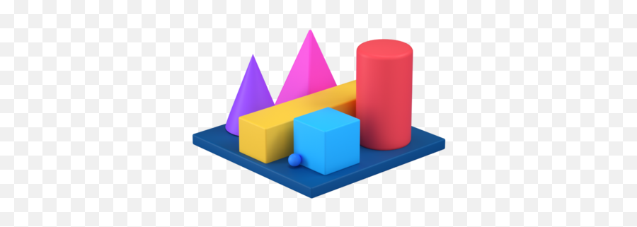 Geometric Figures Free Icon Of 3d Icons - Icon Emoji,Emoticons Geometric