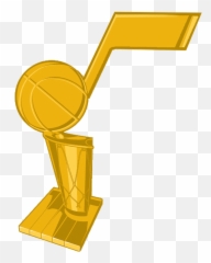 Larry Obrien Trophy Png Clipart - Larry O Brien Trophy Png Emoji,Raptors Larry O'brien Emoji