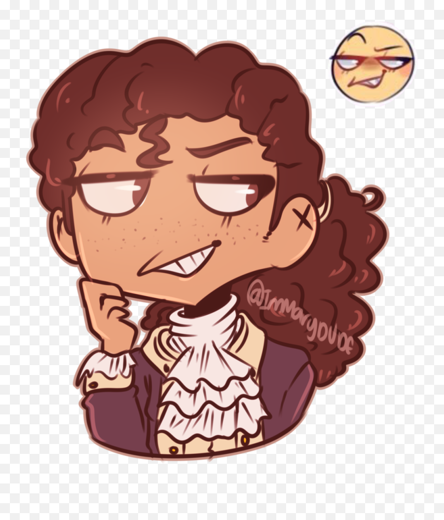 L M Comisiones Abiertas - Fictional Character Emoji,Hamilton Emoji