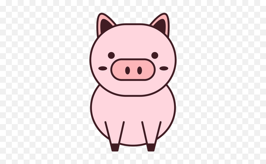 Pig Joyful Head Muzzle Stroke - Pork Emoji,Pig Emoji Pillows
