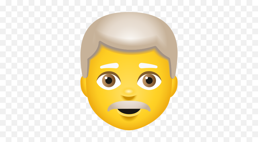 Man White Hair Icon U2013 Free Download Png And Vector - Old Man Emoji Png,Mouth Drop Emoticon