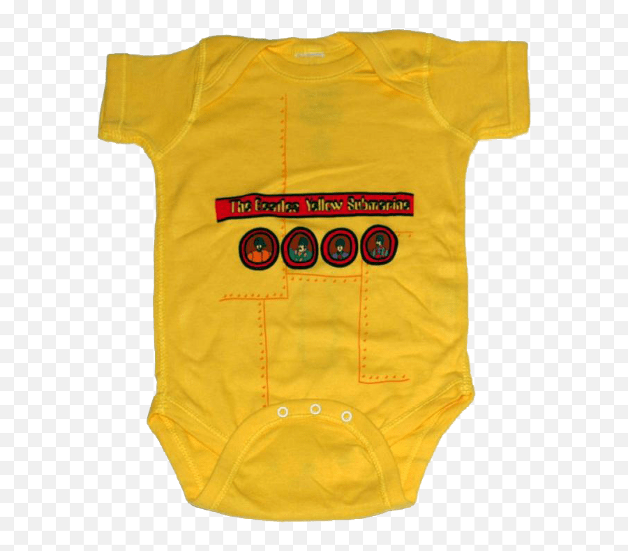 Beatles Onesie Baby Yellow Submarine - Solid Emoji,Emoticon Beatles