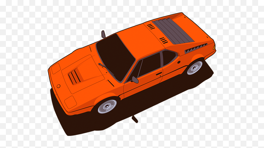 Bmw M1 E26 Red Orange Kids T - Shirt For Sale By Tom Mayer Ii Automotive Paint Emoji,Bmw E36 Work Emotion Xt