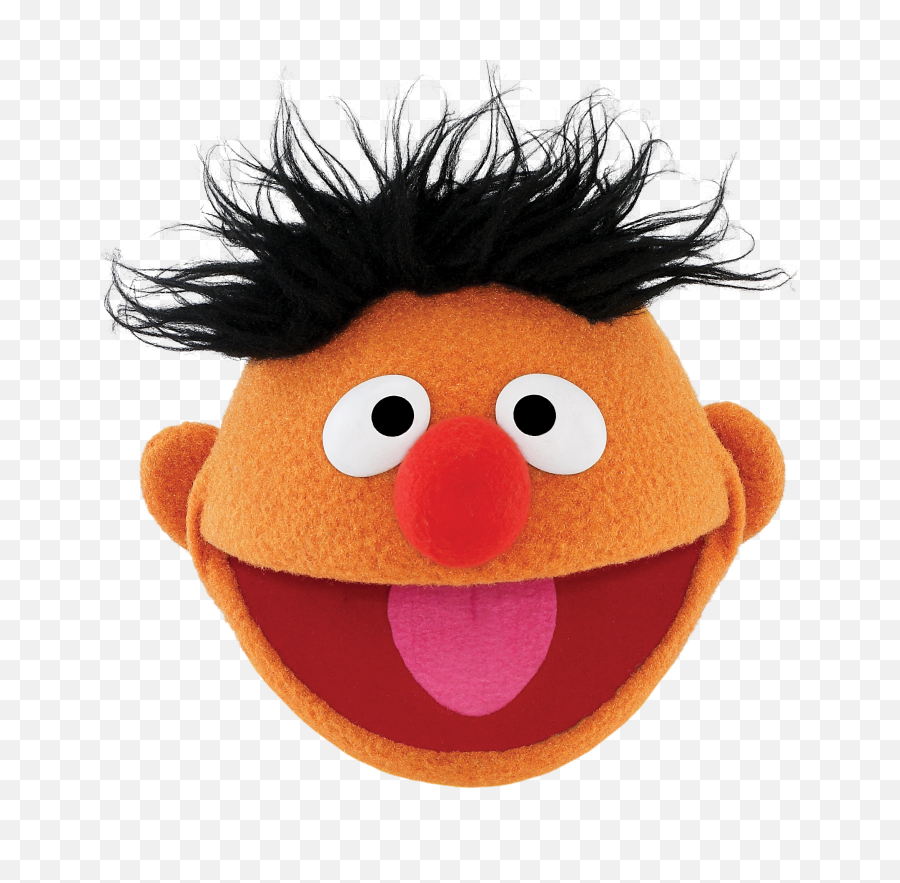 Ernie - Ernie Sesame Street Face Png Transparent Emoji,Sesame Street Emoticons Copy And Paste