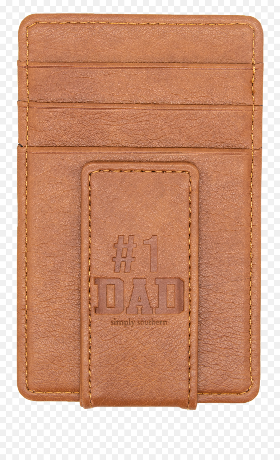Leather Money Clip Dad - Solid Emoji,Flag Car Money Bag Emoji