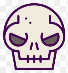 Halloween Elements 2 Png Icons And - Skull Emoji,2 Skull Emoji
