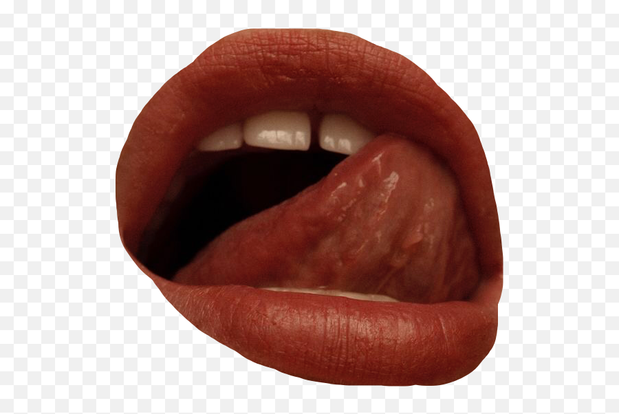 Tongue Mouth Lips Teeth Toothgap Lick Sticker By Emma - Lip Care Emoji,Lick Lips Emoji