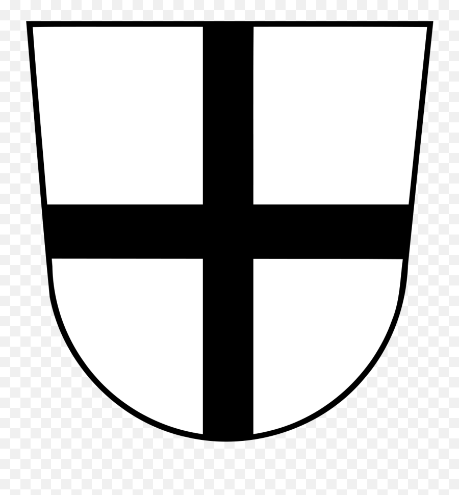 Cruz Negra - Wappen Schwarzes Kreuz Emoji,Emojis Blanco Y Negro Para Imprimir De Corazones