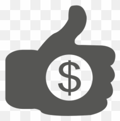 Thumbsup Dollar Icon Transparent Png U0026 Svg Vector Emoji,Small Thumbs Up Emoticon