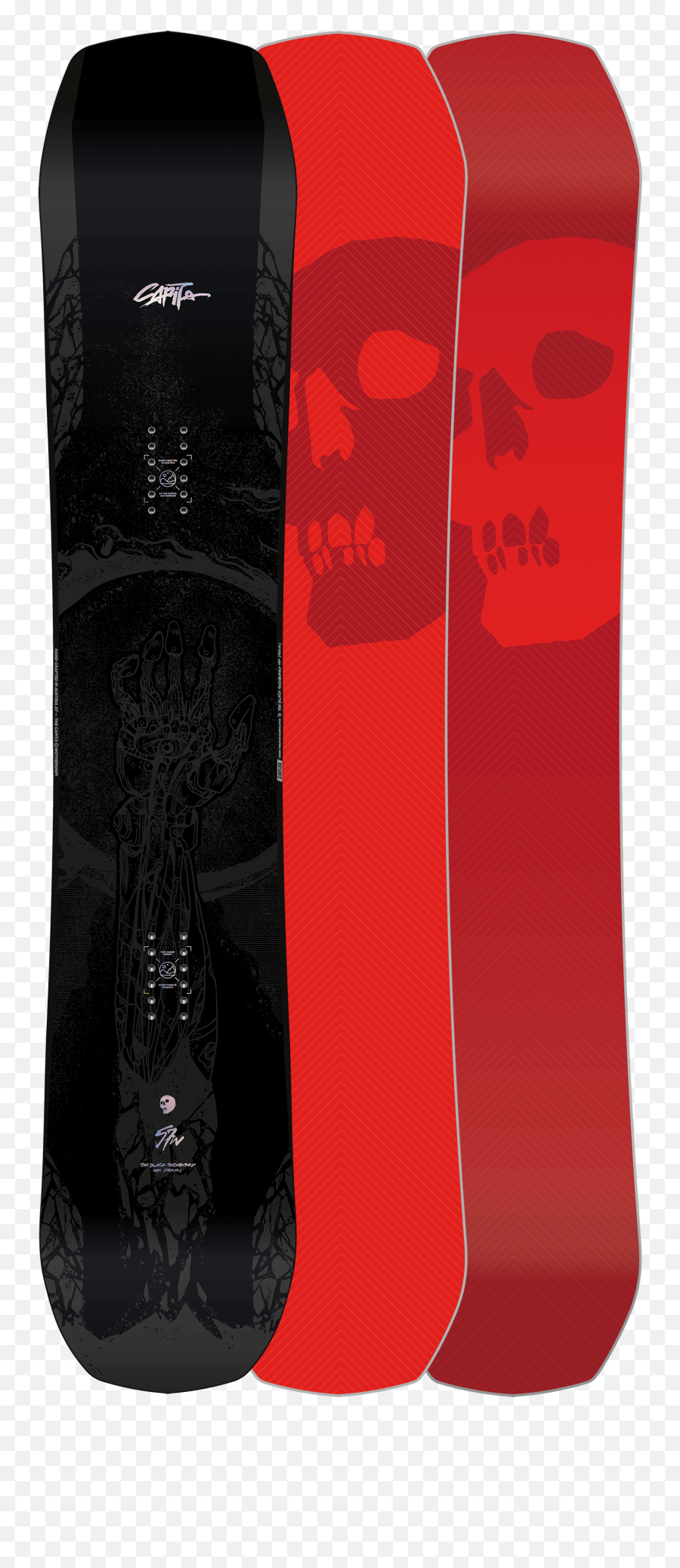 The Black Snowboard Of Death U2013 Capita Snowboarding Emoji,Led Mask Emoticons