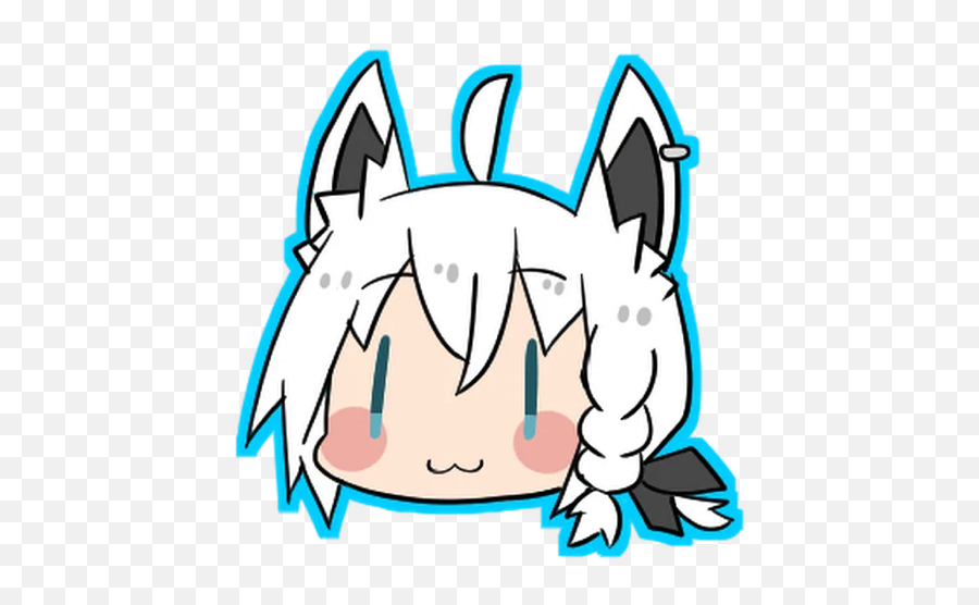 Telegram Sticker 52 From Collection Hololiveyt Emoji,Discord Nekopara Emojis