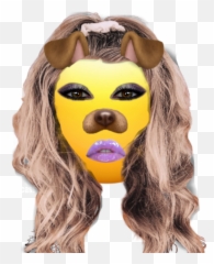 Emojiiphone Iphone Emoji Sticker By Cassy,Girl Dog Dog Emoji