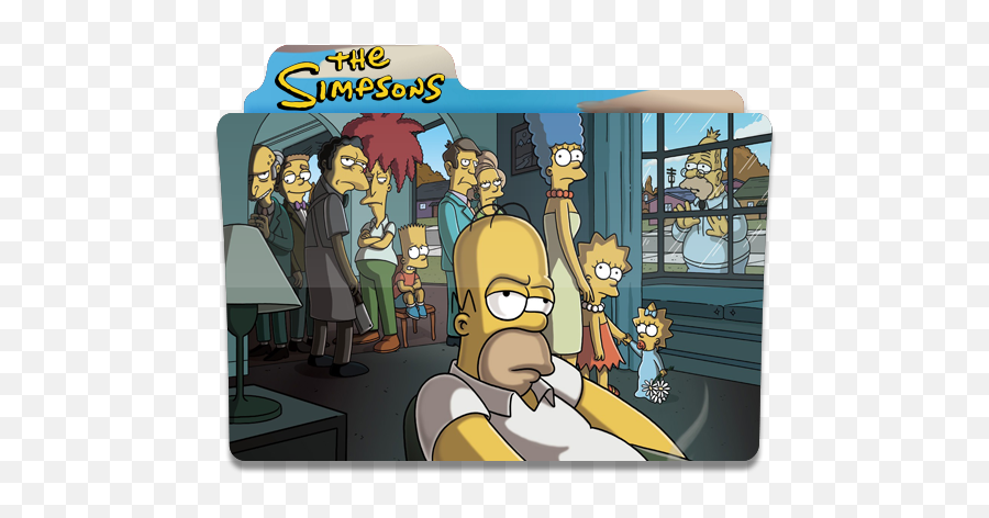 The Simpsons Boring Folder Folders Free Icon Of Simpsons Emoji,Musketeers Animated Emoticon