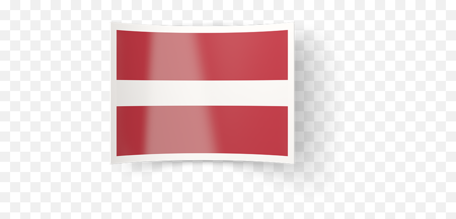 Bent Icon Illustration Of Flag Of Latvia Emoji,Red Flag Emoji