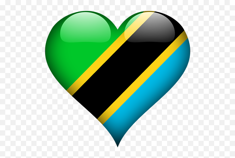 Heart Tanzania Flag Womenu0027s Tank Top For Sale By Jose O Emoji,Emoji American Flag Heart