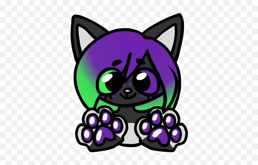 Beans By Kressent - Fur Affinity Dot Net Dot Emoji,Purple Cat Emoji