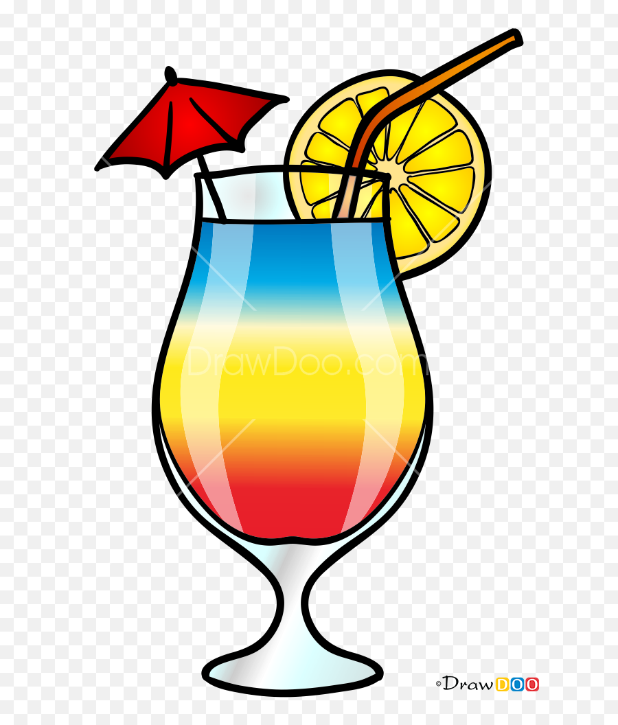 How To Draw Cocktail Food - Iba Official Cocktail Emoji,Cocktail Sunrise Emoji