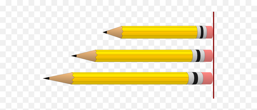 Pencil Clipart Small - Long And Short Pencil Clipart Emoji,Pencil Emoji