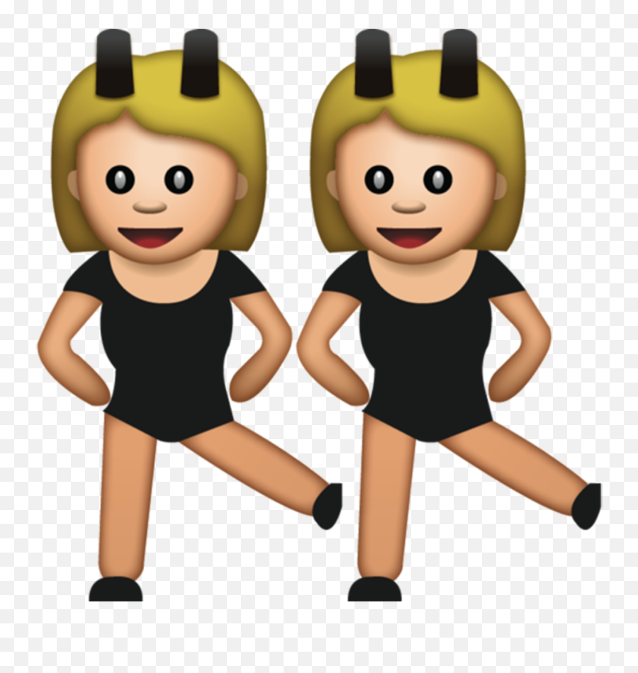 Dancing Girl Emoji Png - Dancing Girls Emoji Png Full Size Two Dancing Girl Emoji,Girl Emoji