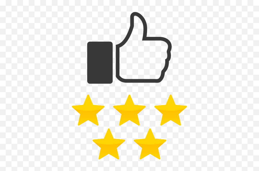 Star Rating Icon Png And Svg Vector Free Download - 5 Star Thumbs Up Emoji,Half Star Emoji