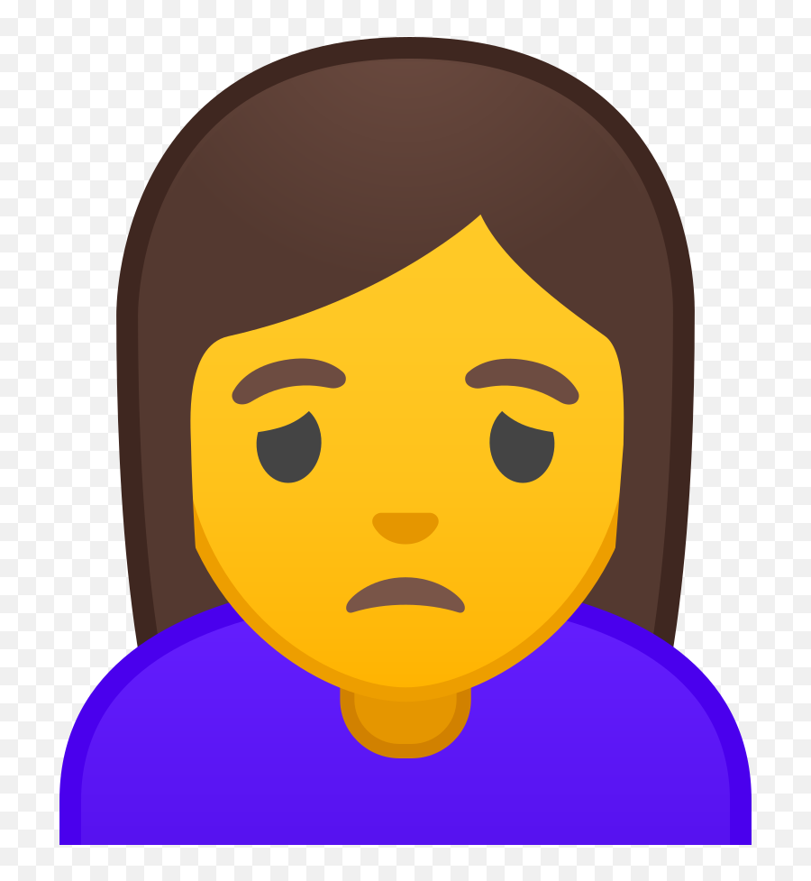 Person Frowning Emoji Meaning With - Person Pouting Emoji,Frown Emoji